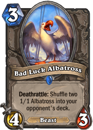 Bad Luck Albatross Card