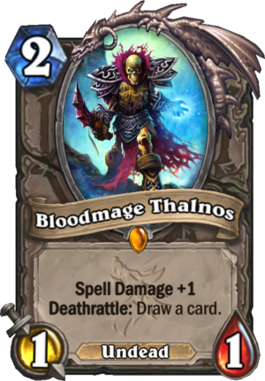 Bloodmage Thalnos Card