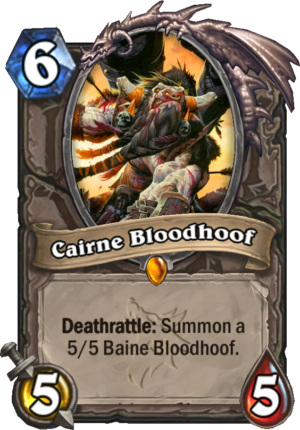Cairne Bloodhoof Card