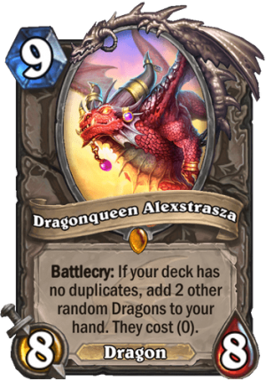 Dragonqueen Alexstrasza Card