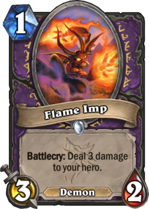 Flame Imp Card