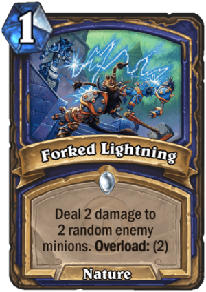 Forked Lightning Card