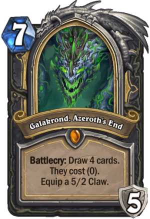 Galakrond, Azeroth’s End (Rogue) Card