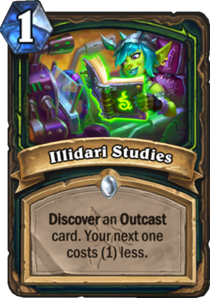 Illidari Studies Card
