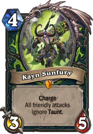 Kayn Sunfury Card