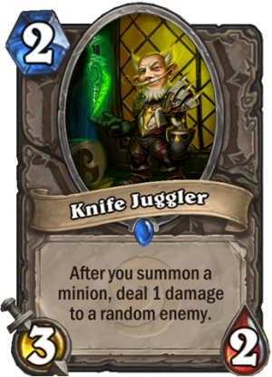 Knife Juggler Card