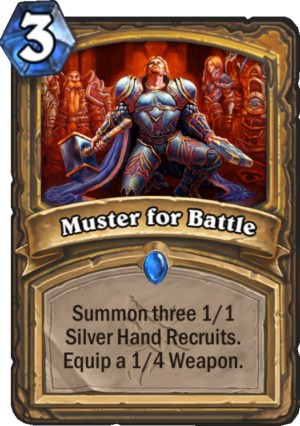 Muster for Battle Card
