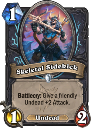 Skeletal Sidekick Card