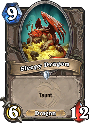 Sleepy Dragon Card