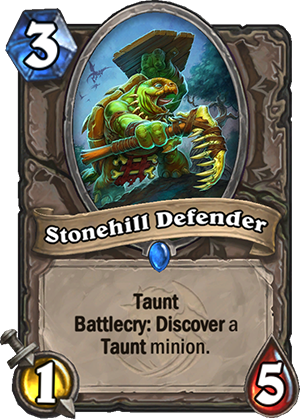 Stonehill Defender Card