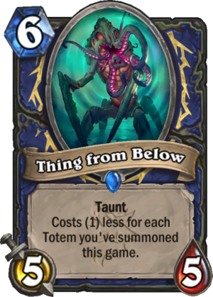 Thing from Below Card