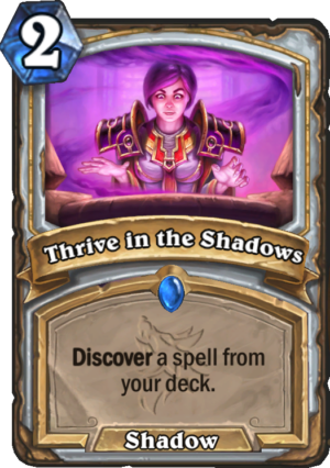 Thrive in the Shadows Card
