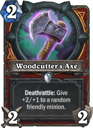 Woodcutter’s Axe Card