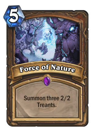 Force of Nature Card