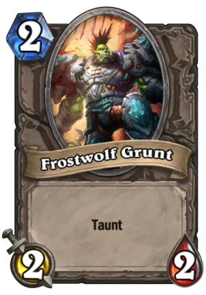Frostwolf Grunt Card