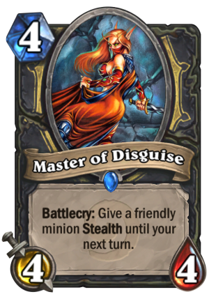 Master of Disguise Card