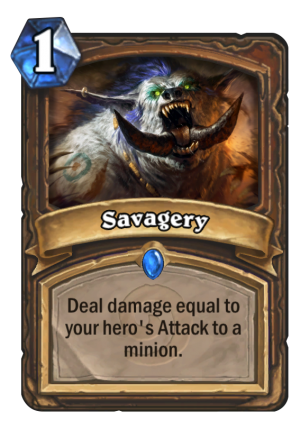 Savagery Card