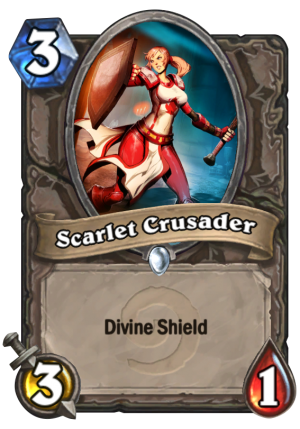 Scarlet Crusader Card