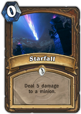 Starfall (Direct Minion Damage) Card