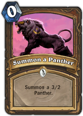Summon a Panther Card