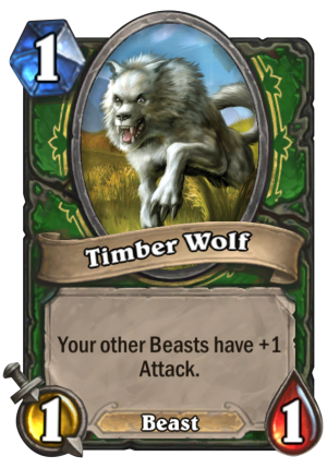 Timber Wolf Card
