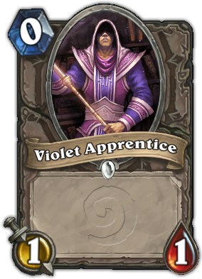 Violet Apprentice Card