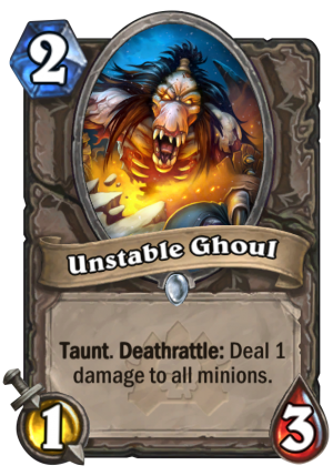 Unstable Ghoul Card