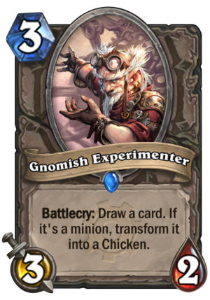 Gnomish Experimenter Card