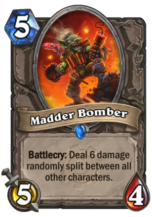 Madder Bomber Card