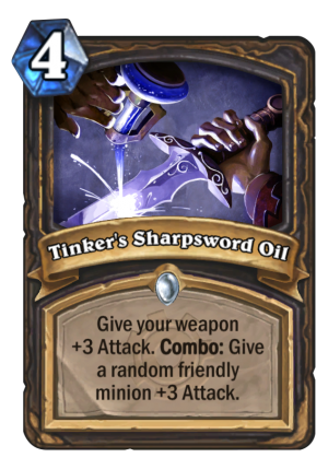 Tinker’s Sharpsword Oil Card