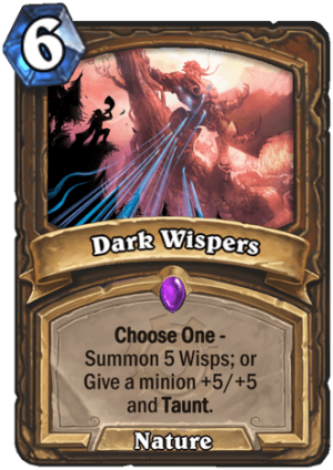 Dark Wispers Card