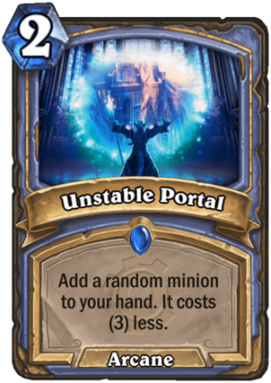 Unstable Portal Card