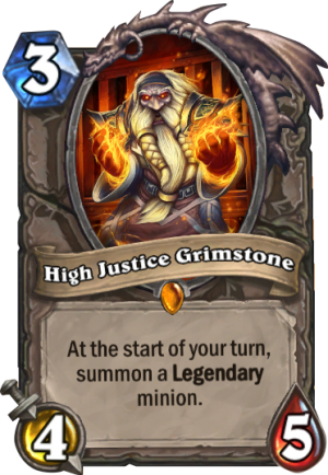 High Justice Grimstone Card