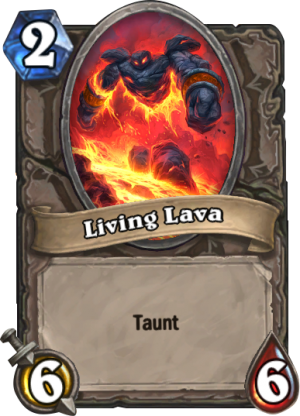 Living Lava Card