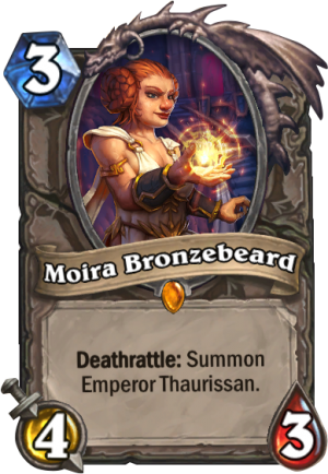 Moira Bronzebeard Card
