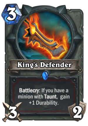King’s Defender Card
