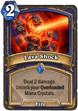 Lava Shock Card