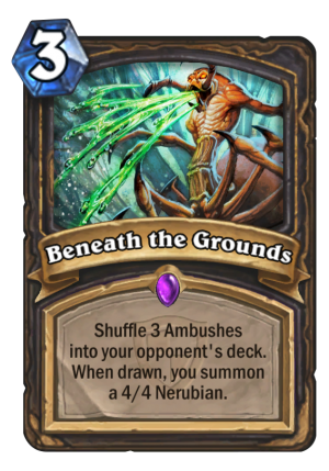 Beneath the Grounds Card
