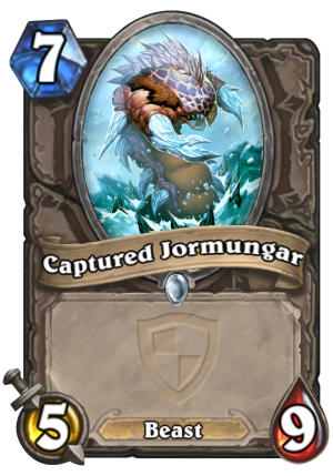 Captured Jormungar Card