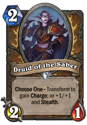 Druid of the Saber Card