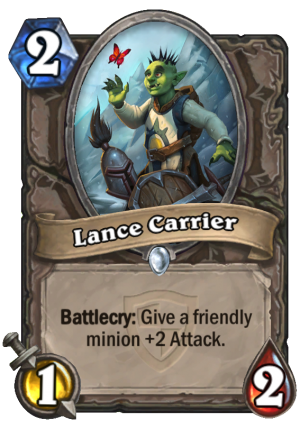 Lance Carrier Card
