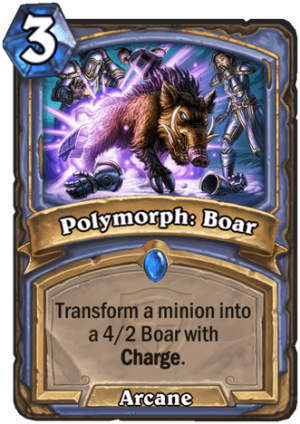 Polymorph: Boar Card
