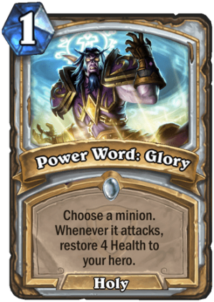 Power Word: Glory Card