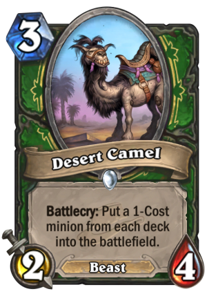 Desert Camel Card