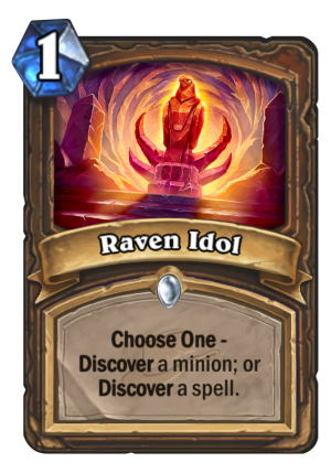 Raven Idol Card