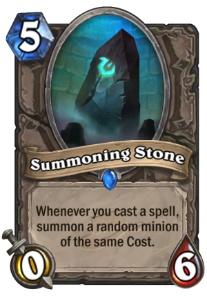 Summoning Stone Card