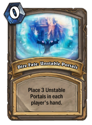Dire Fate: Unstable Portals Card
