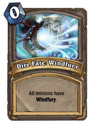 Dire Fate: Windfury Card