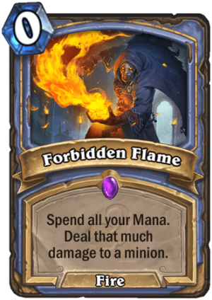 Forbidden Flame Card