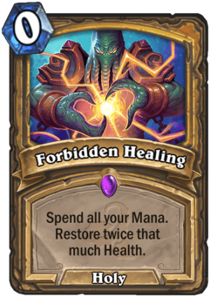 Forbidden Healing Card